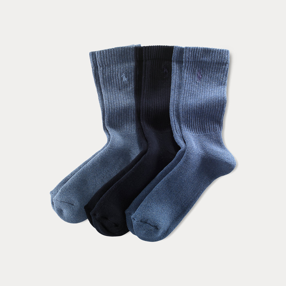 3er-Pack Crew-Socken von Polo Ralph Lauren