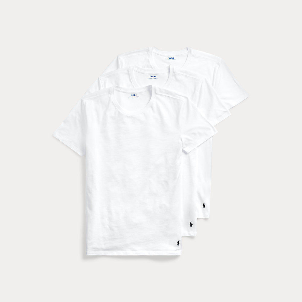 3er-Pack Slim-Fit Rundhals-Unterhemden von Polo Ralph Lauren