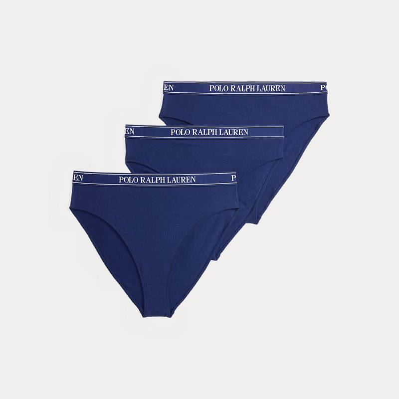 3er-Pack Tangas mit Logobund von Polo Ralph Lauren