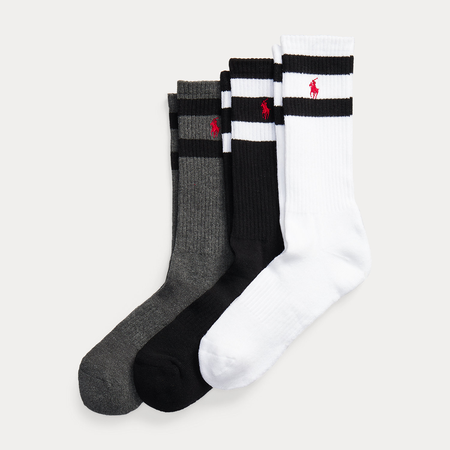 3er-Pack sportliche Crew-Socken von Polo Ralph Lauren