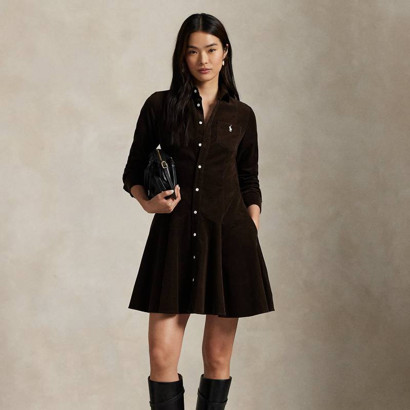 A-Linien-Hemdkleid aus Baumwollkordsamt A-Linien-Hemdkleid aus Baumwollkordsamt von Polo Ralph Lauren