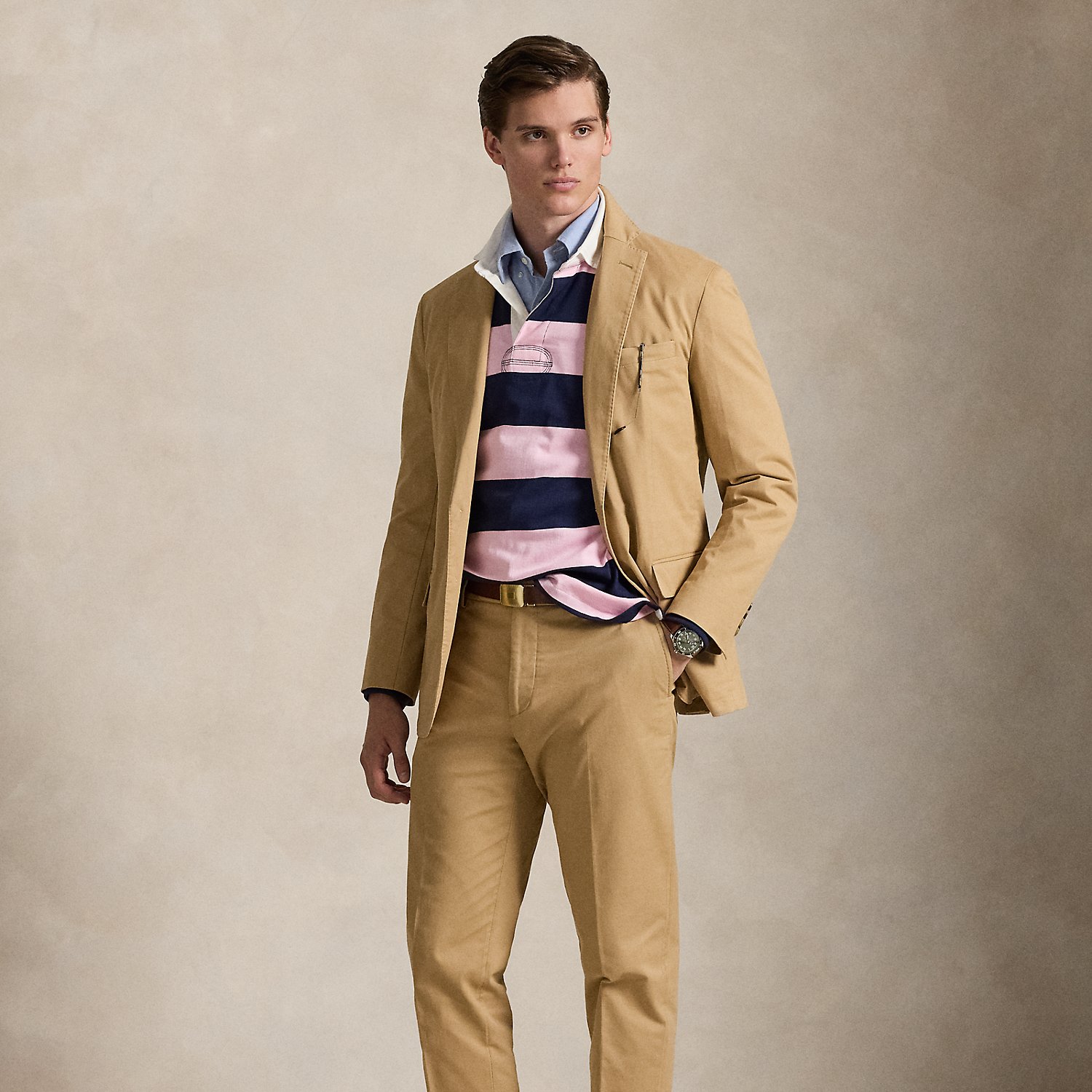 Anzughose aus Stretchchino von Polo Ralph Lauren