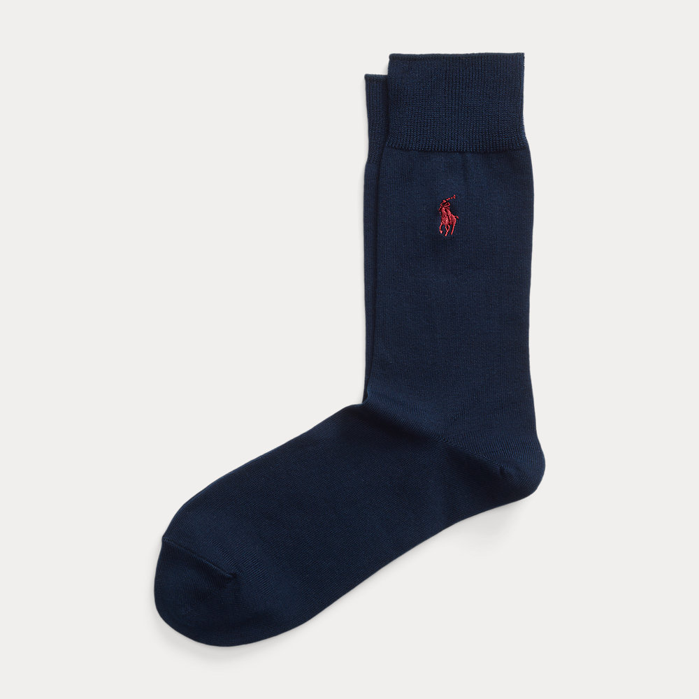 Anzugsocken in Flachstrick mit Pony von Polo Ralph Lauren