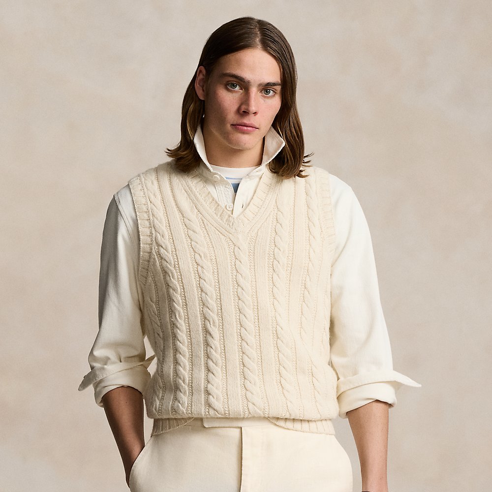 Aran-Strickpullunder mit Kaschmir von Polo Ralph Lauren