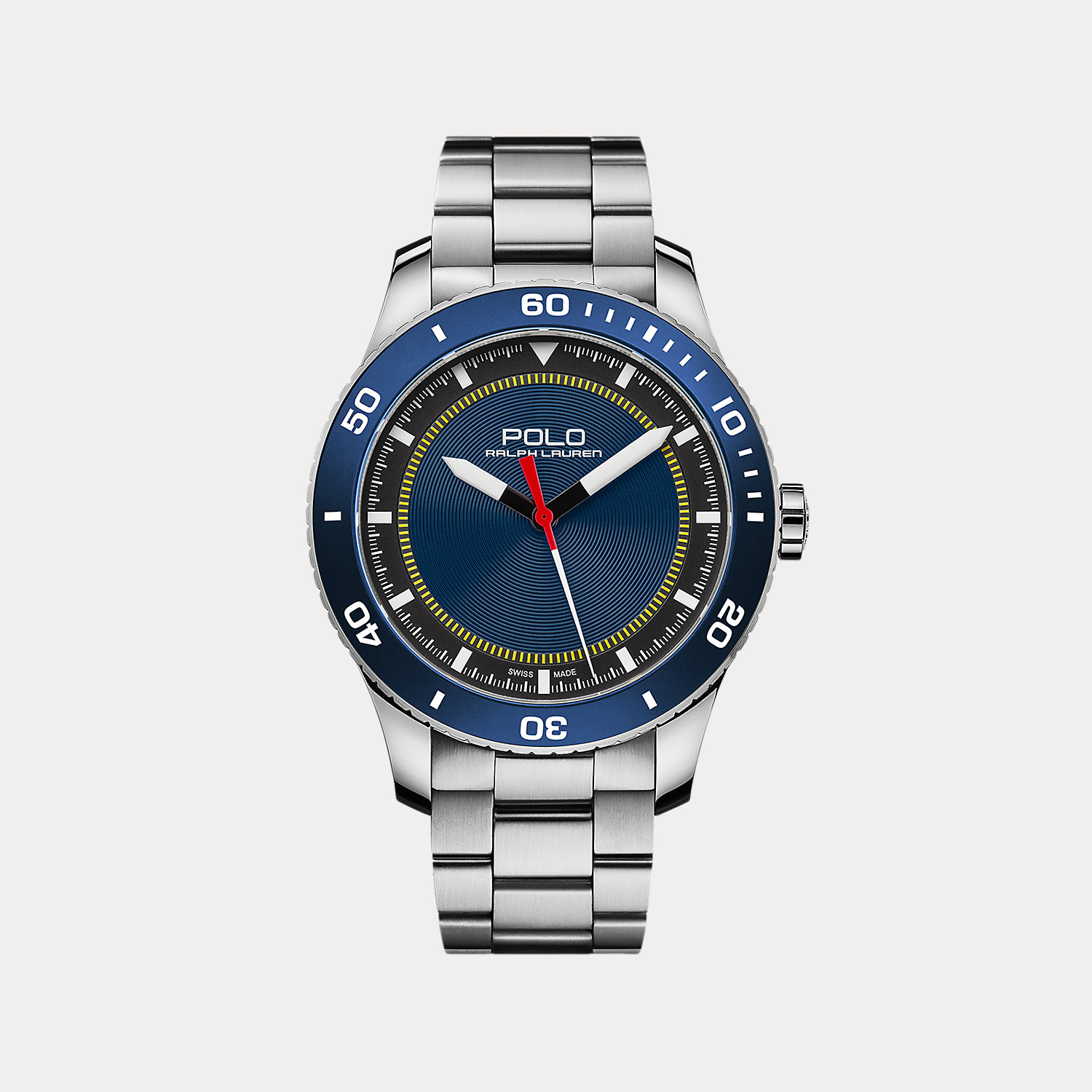 Armbanduhr Polo Sport mit blauer Lünette von Polo Ralph Lauren