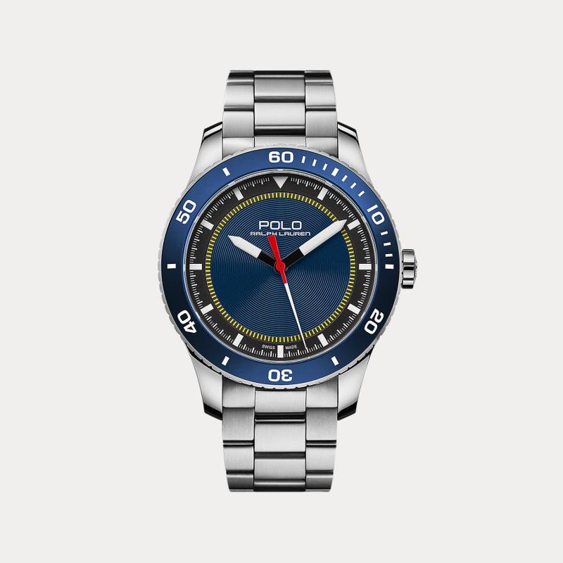 Armbanduhr Polo Sport mit blauer Lünette von Polo Ralph Lauren