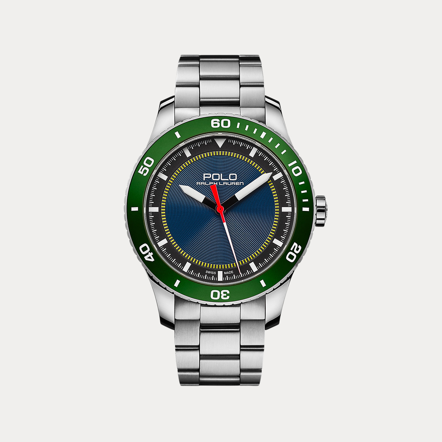 Armbanduhr Polo Sport mit grüner Lünette von Polo Ralph Lauren