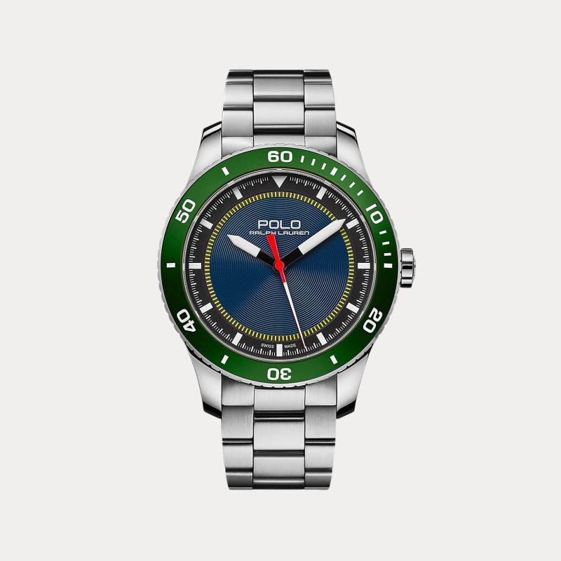Armbanduhr Polo Sport mit grüner Lünette von Polo Ralph Lauren