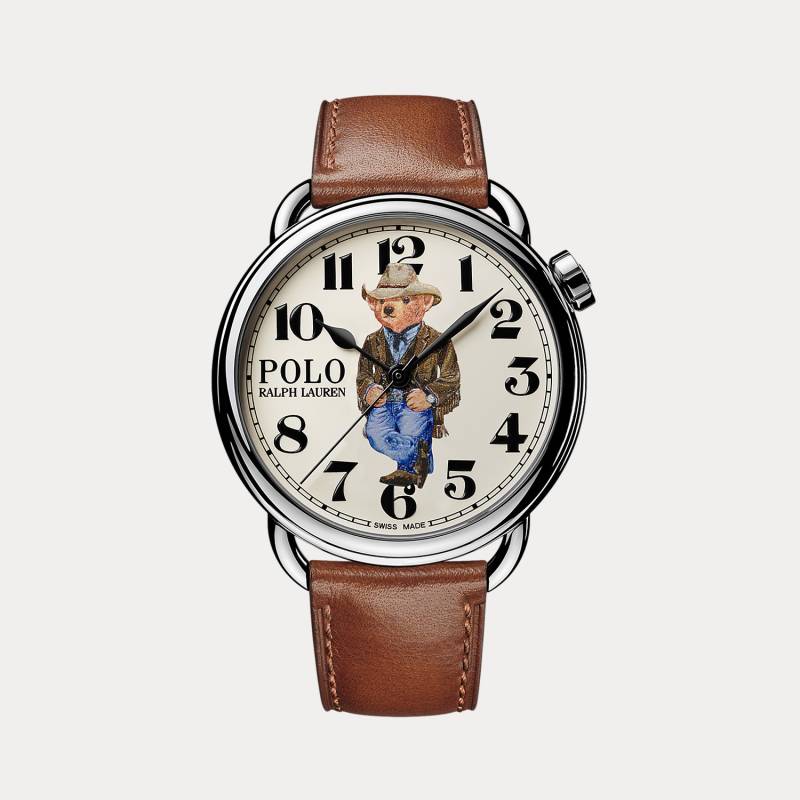 Armbanduhr mit Cowboy Polo Bear von Polo Ralph Lauren