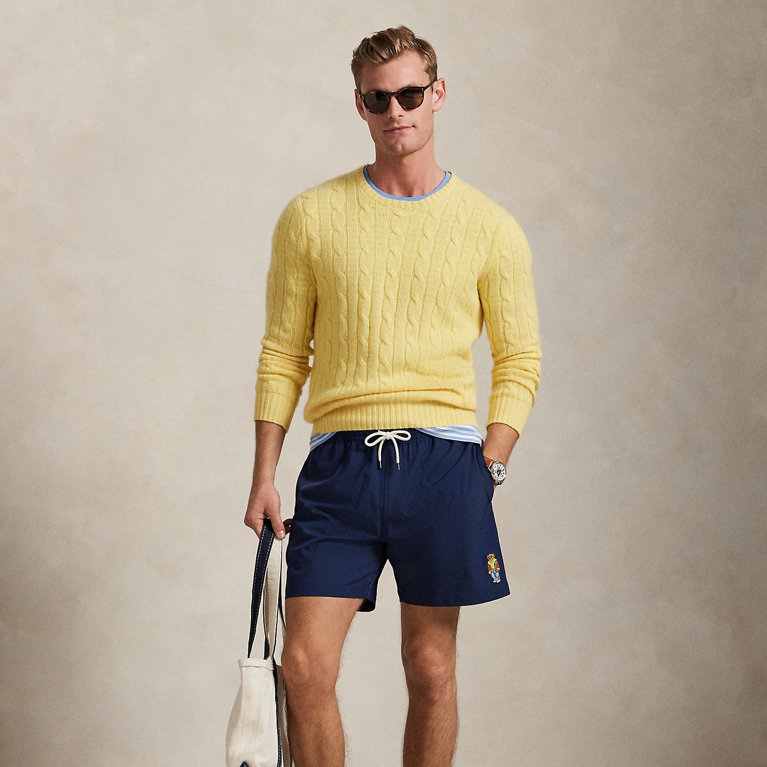 Badeshorts Traveler mit Polo Bear von Polo Ralph Lauren