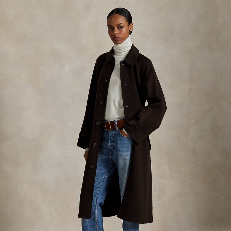 Balmacaan-Mantel aus Wolle und Kaschmir Balmacaan-Mantel aus Wolle und Kaschmir von Polo Ralph Lauren