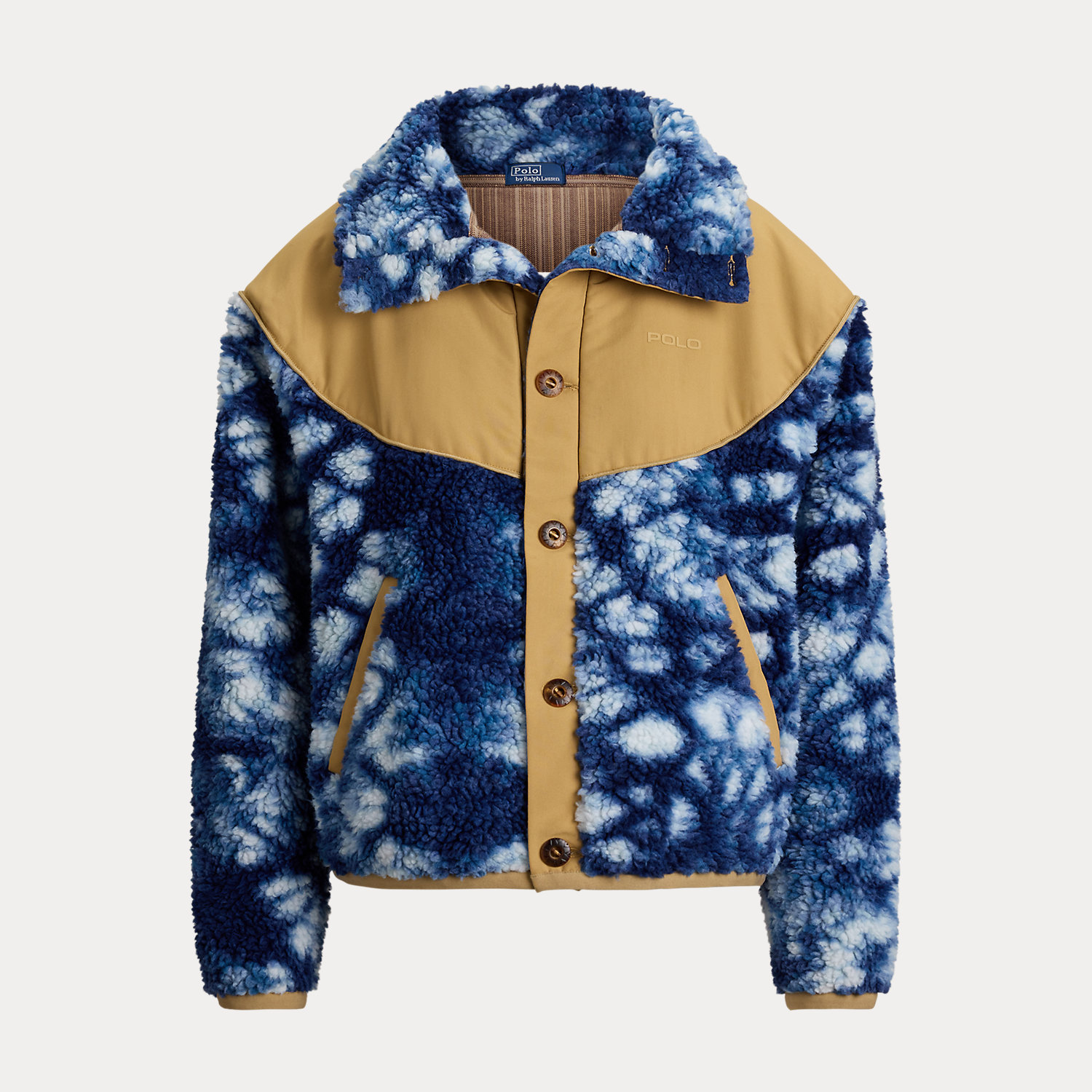 Batik-Ripstopjacke aus Fleece von Polo Ralph Lauren