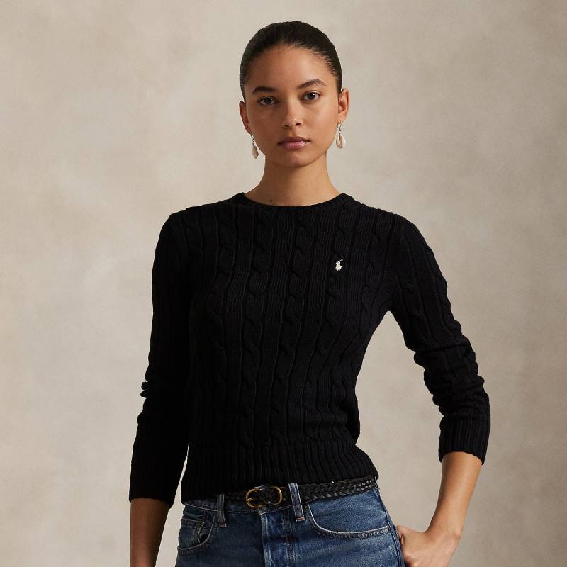 Baumwoll-Rundhalspullover mit Zopfmuster Baumwoll-Rundhalspullover mit Zopfmuster von Polo Ralph Lauren
