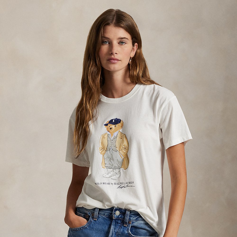 Baumwolljersey-T-Shirt mit Polo Bear Baumwolljersey-T-Shirt mit Polo Bear von Polo Ralph Lauren