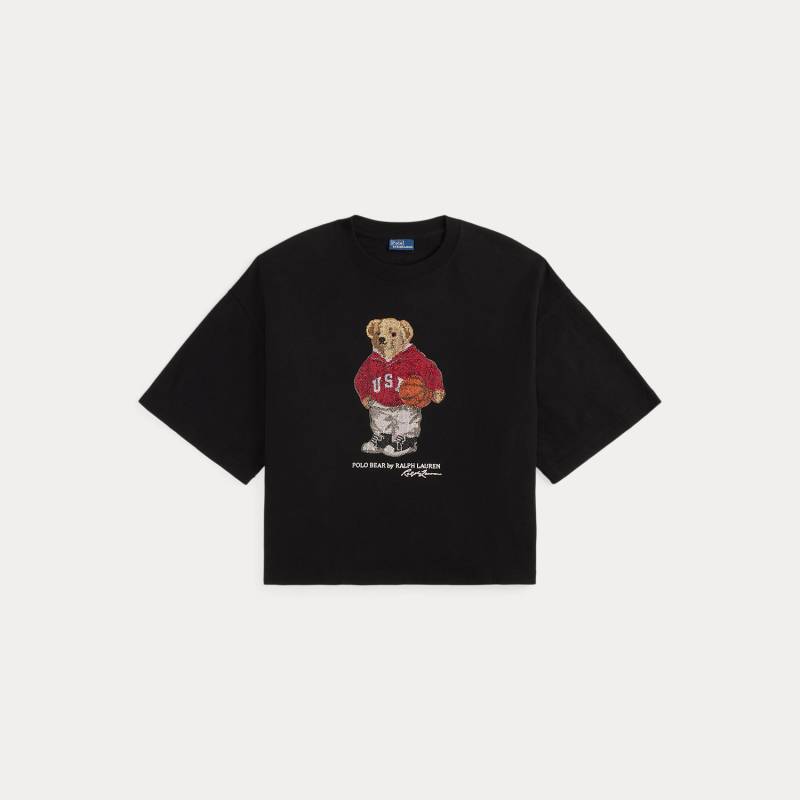 Baumwolljersey-T-Shirt mit Polo Bear von Polo Ralph Lauren