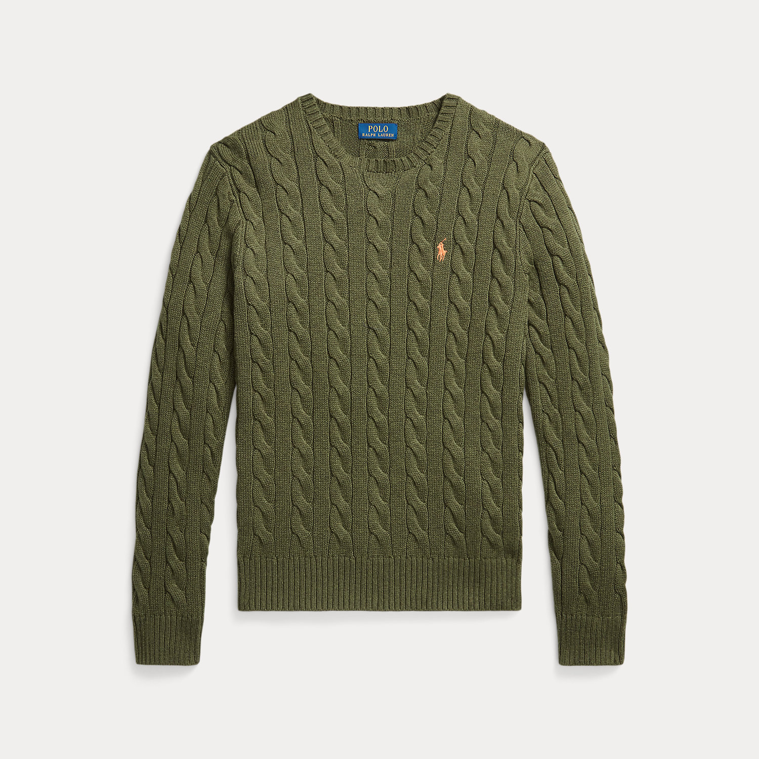 Baumwollpullover mit Zopfmuster von Polo Ralph Lauren