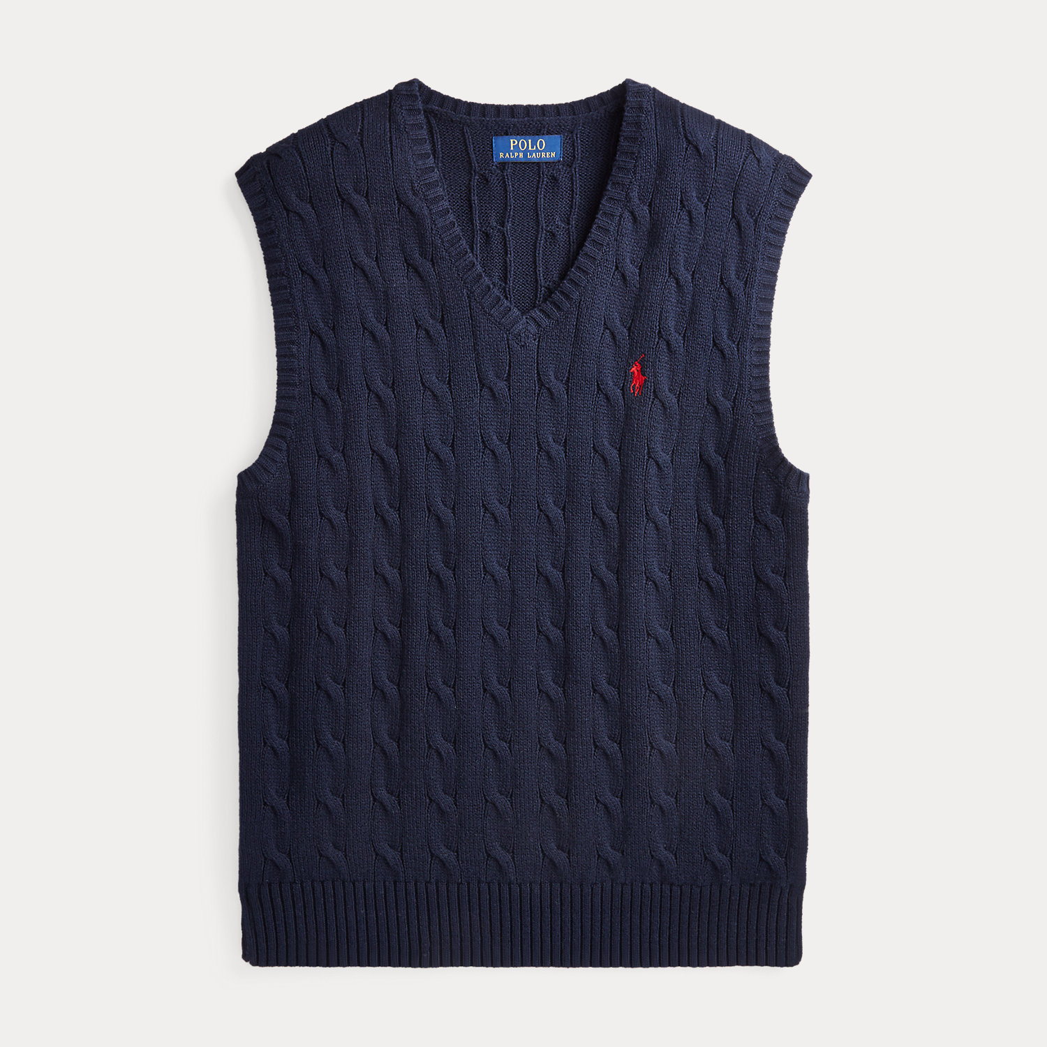 Baumwollpullunder mit Zopfmuster Baumwollpullunder mit Zopfmuster von Polo Ralph Lauren