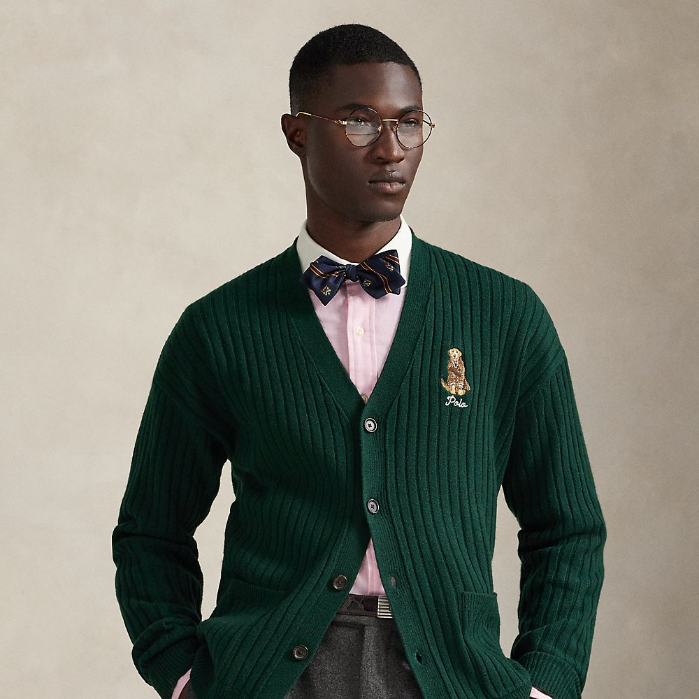 Big-Fit Wollstrickjacke mit Stickerei Big-Fit Wollstrickjacke mit Stickerei von Polo Ralph Lauren