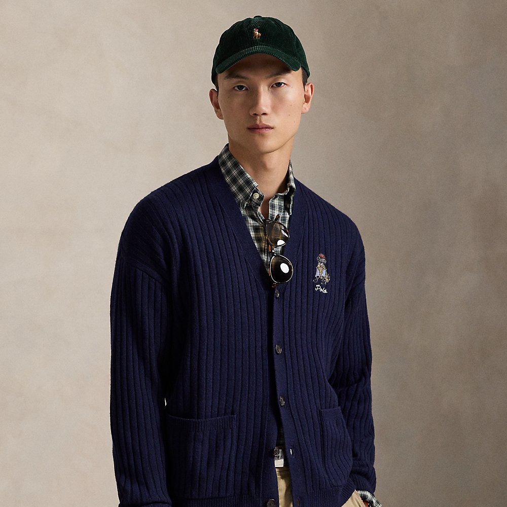 Big-Fit Wollstrickjacke mit Stickerei Big-Fit Wollstrickjacke mit Stickerei von Polo Ralph Lauren