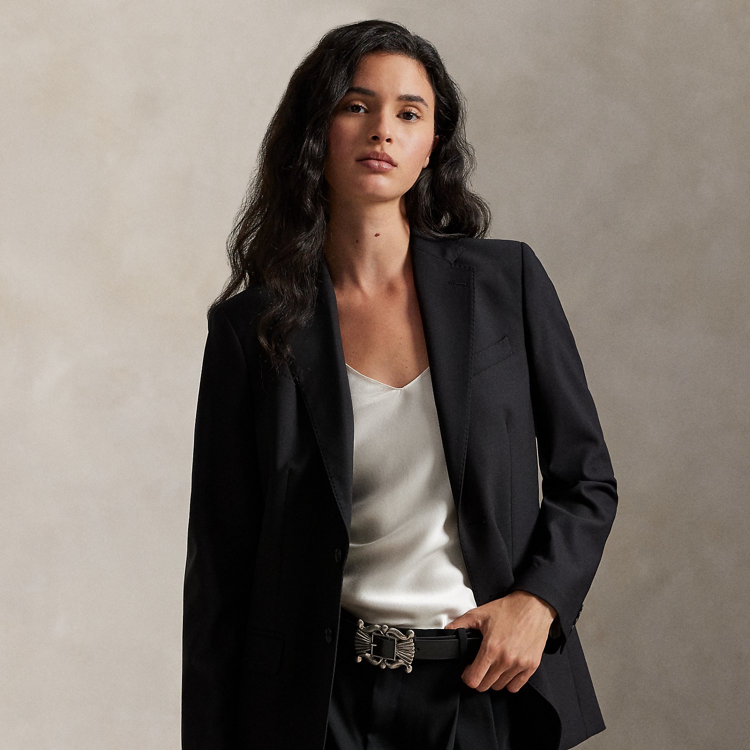 Einreihiger Stretch-Wollblazer von Polo Ralph Lauren