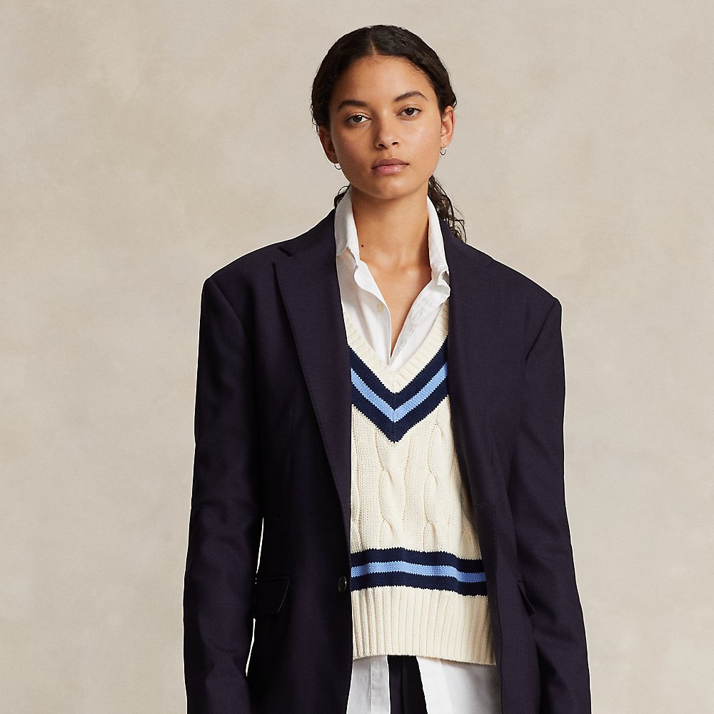 Blazer aus Wollmischung mit Stretch von Polo Ralph Lauren