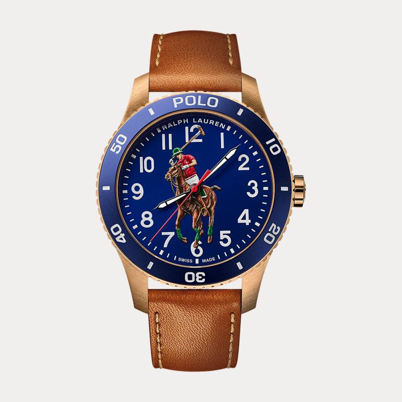 Bronze-Armbanduhr Polo Sport in Blau von Polo Ralph Lauren