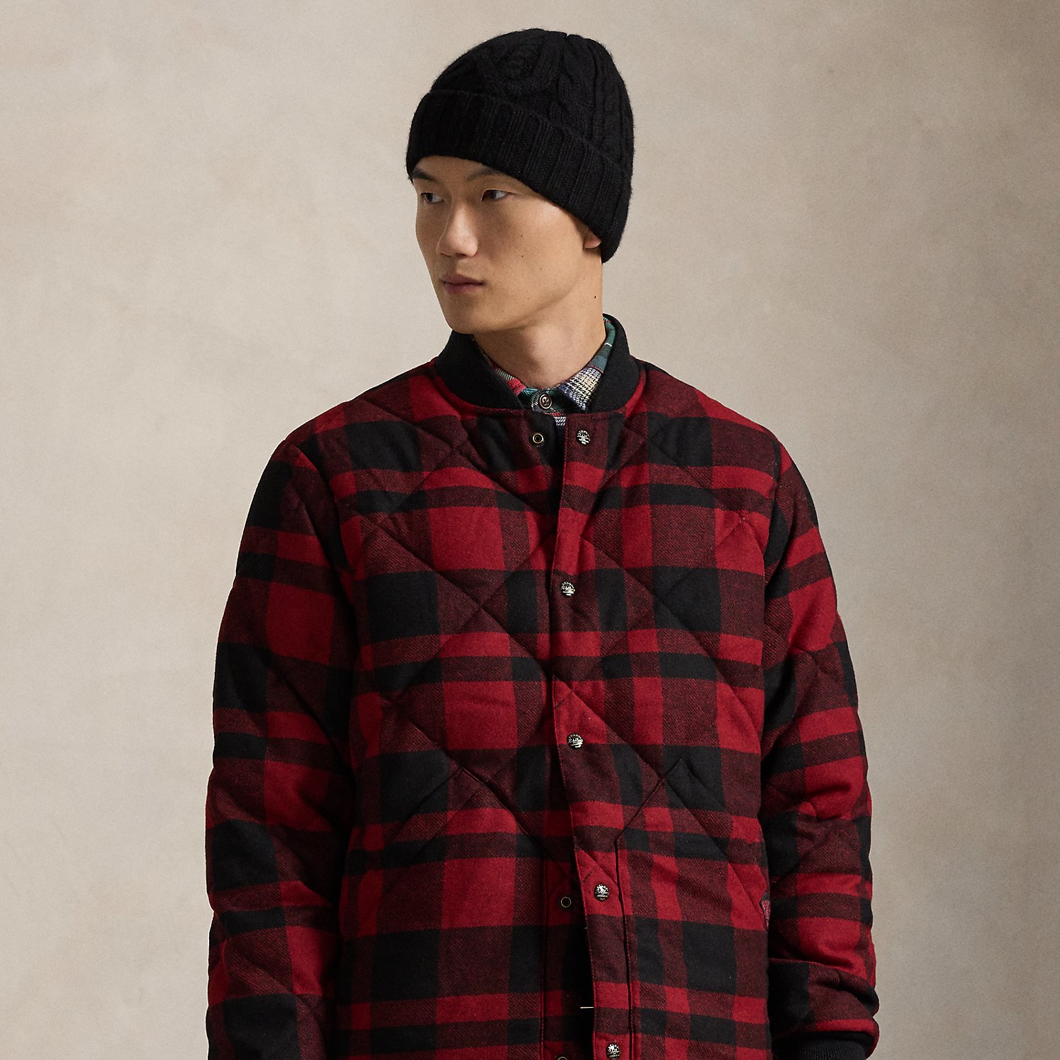 Buffalo-Karo-Jacke aus Wollmischung von Polo Ralph Lauren