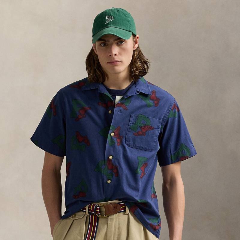 Classic-Fit Freizeit-Kurzarmhemd mit „P“ von Polo Ralph Lauren