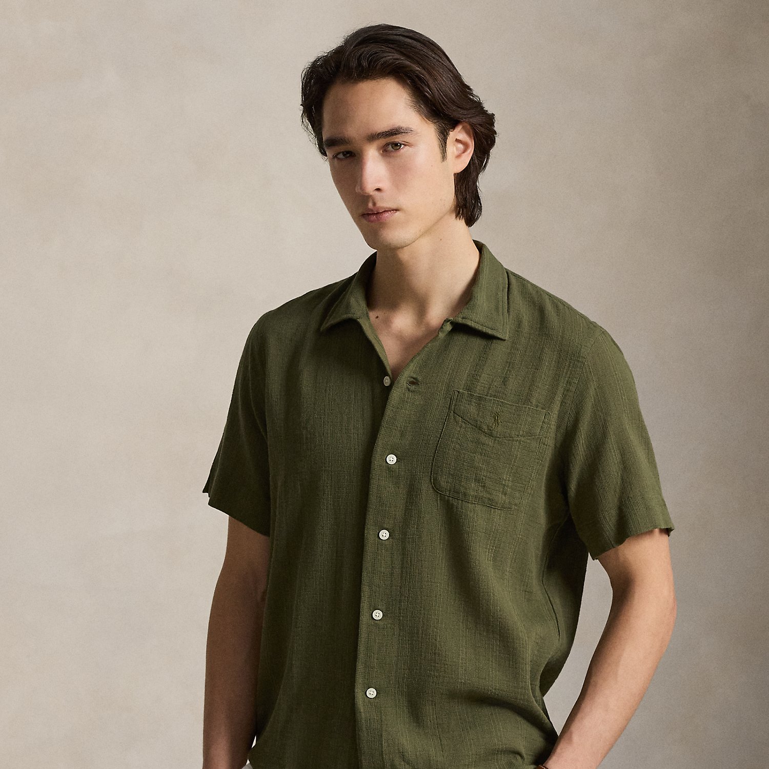 Classic-Fit Freizeithemd aus Korbgewebe von Polo Ralph Lauren