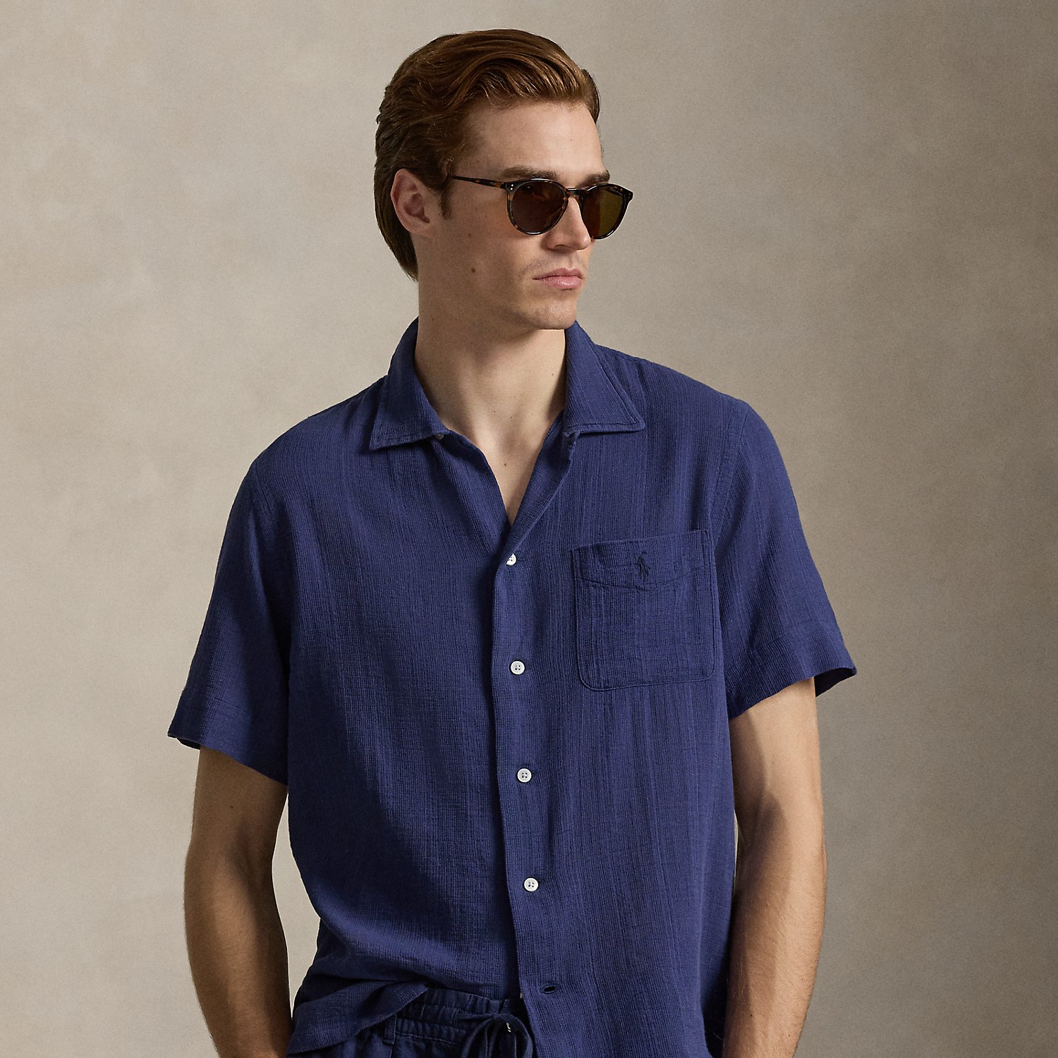 Classic-Fit Freizeithemd aus Korbgewebe von Polo Ralph Lauren