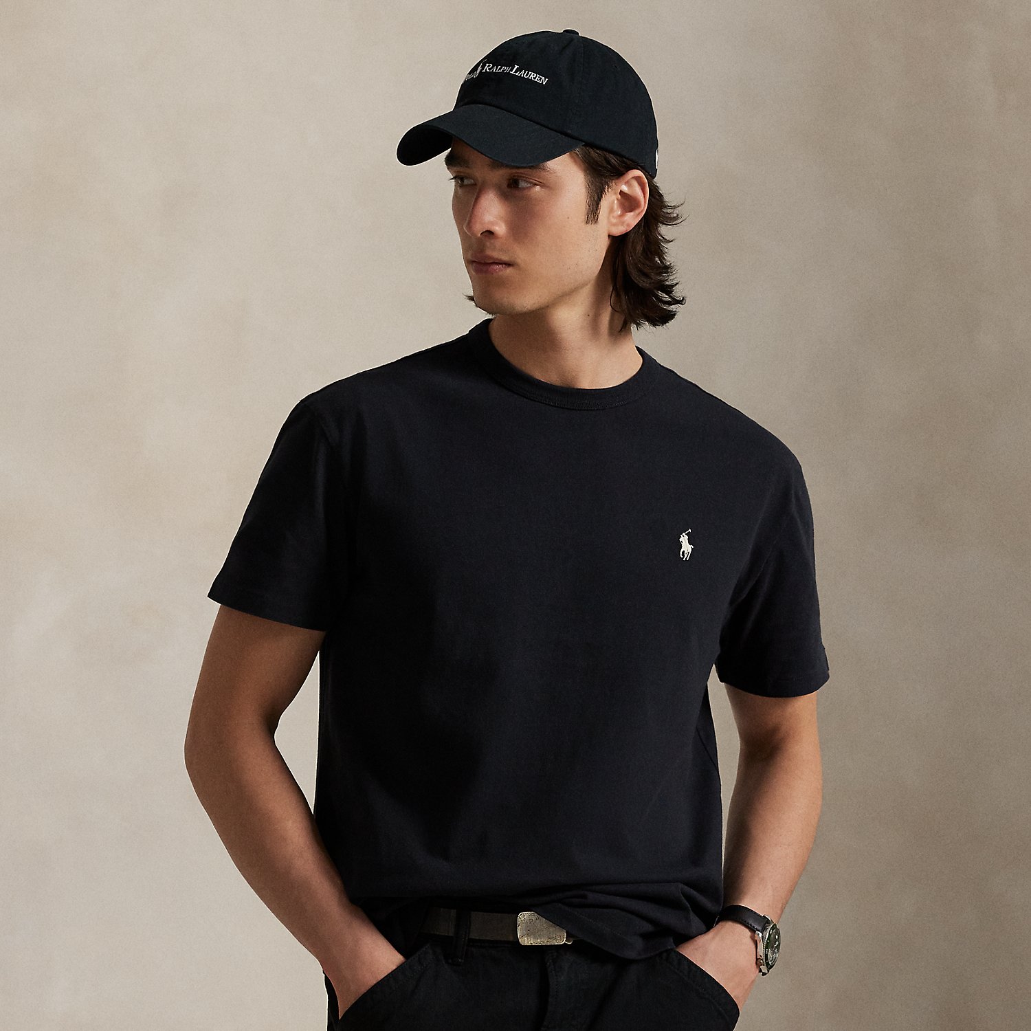 Classic-Fit Rundhals-T-Shirt aus Jersey von Polo Ralph Lauren