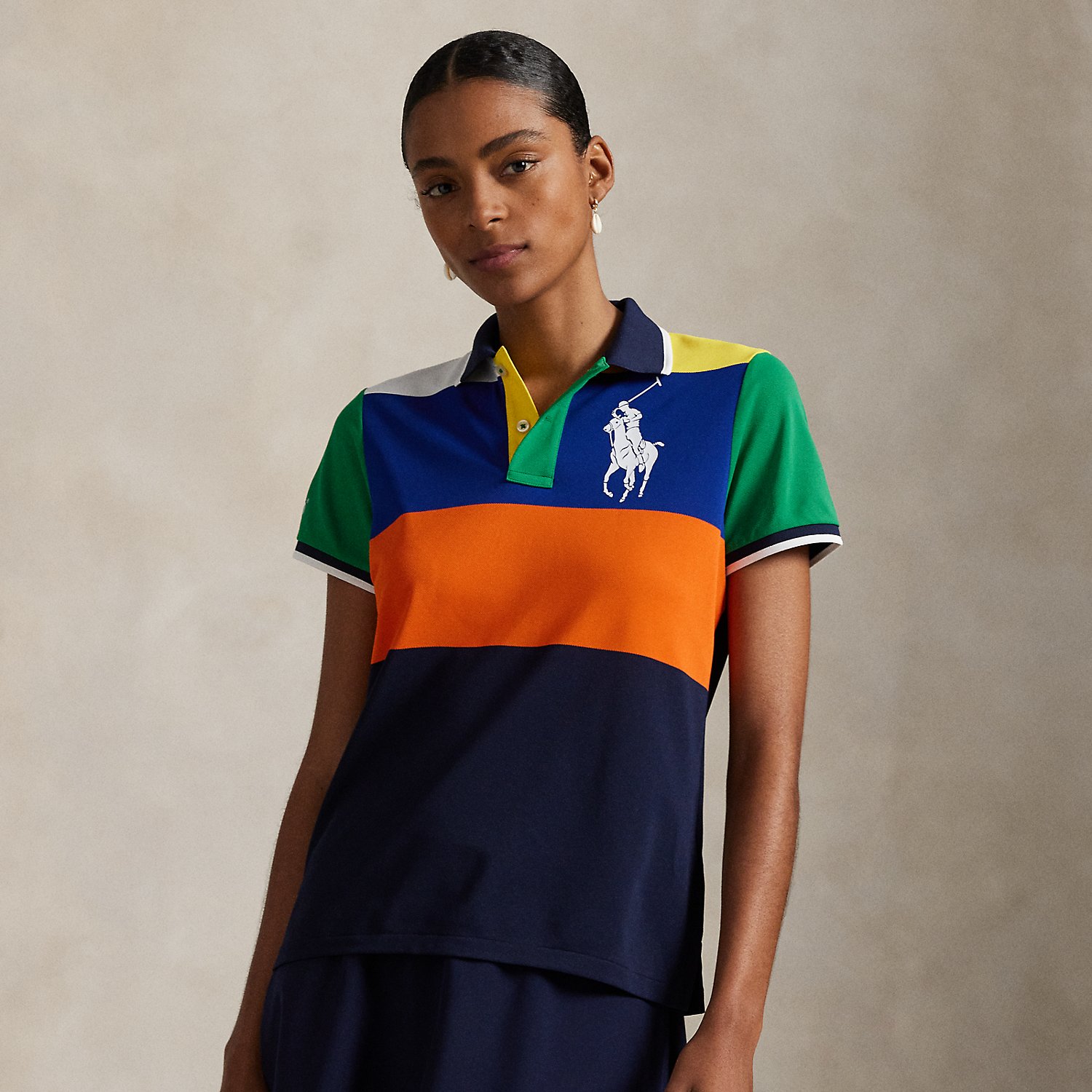 Color-Block-Poloshirt US Open aus Piqué von Polo Ralph Lauren