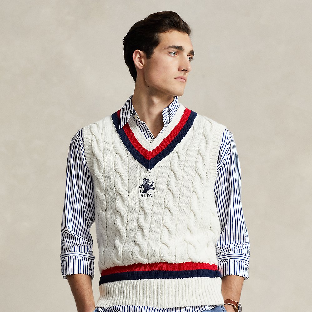 Cricket-Pullunder aus Baumwolle von Polo Ralph Lauren