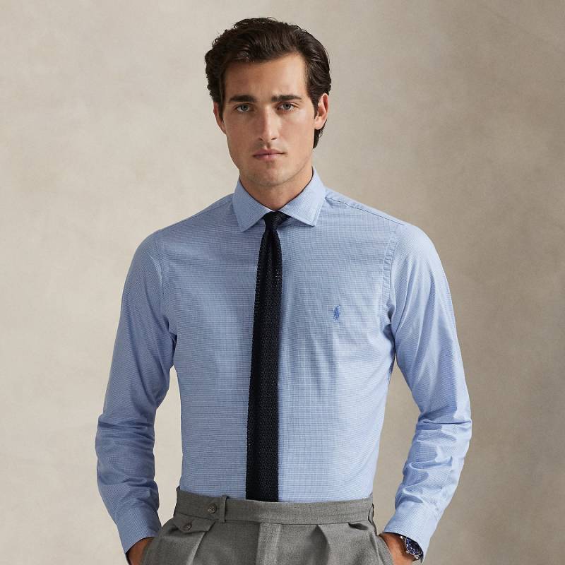 Custom-Fit Hahnentritt-Twillhemd von Polo Ralph Lauren