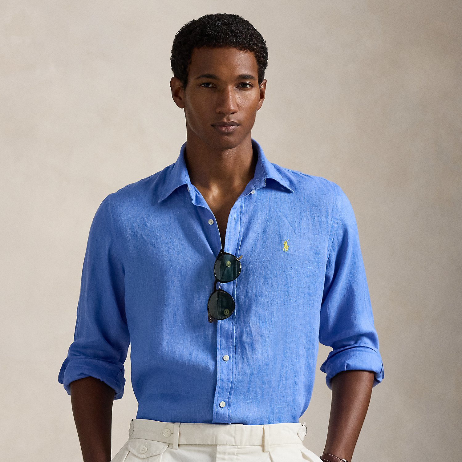 Custom-Fit Leinenhemd von Polo Ralph Lauren