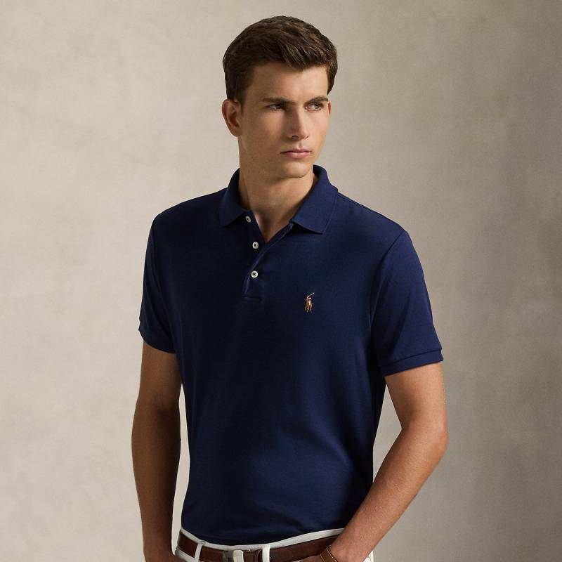Custom-Slim-Fit Baumwoll-Poloshirt von Polo Ralph Lauren