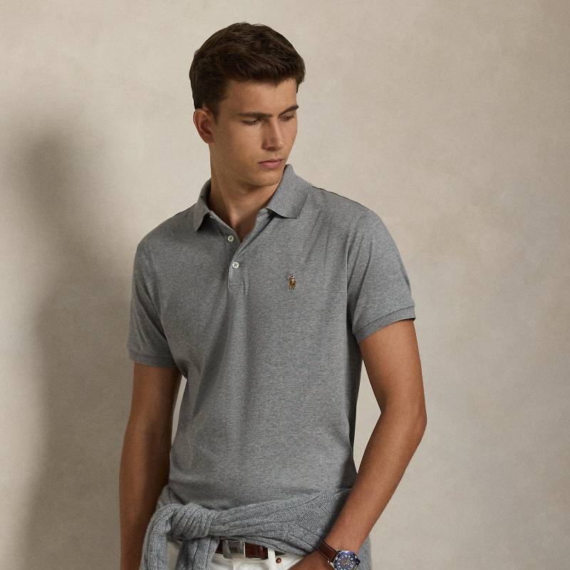 Custom-Slim-Fit Baumwoll-Poloshirt von Polo Ralph Lauren
