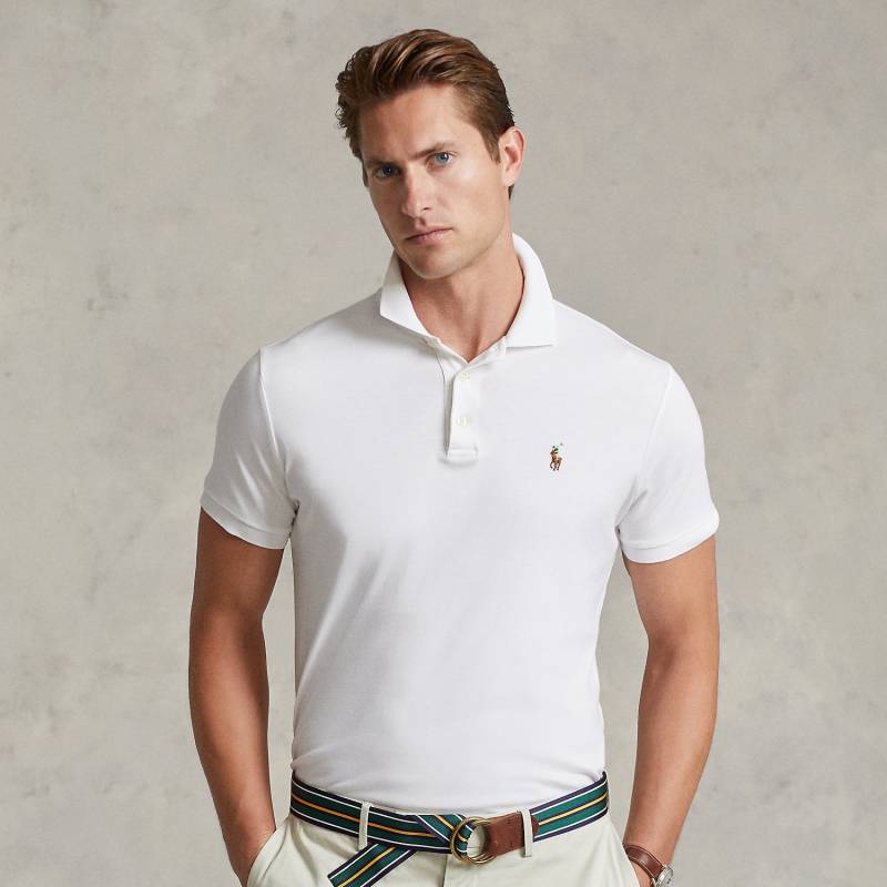 Custom-Slim-Fit Baumwoll-Poloshirt von Polo Ralph Lauren