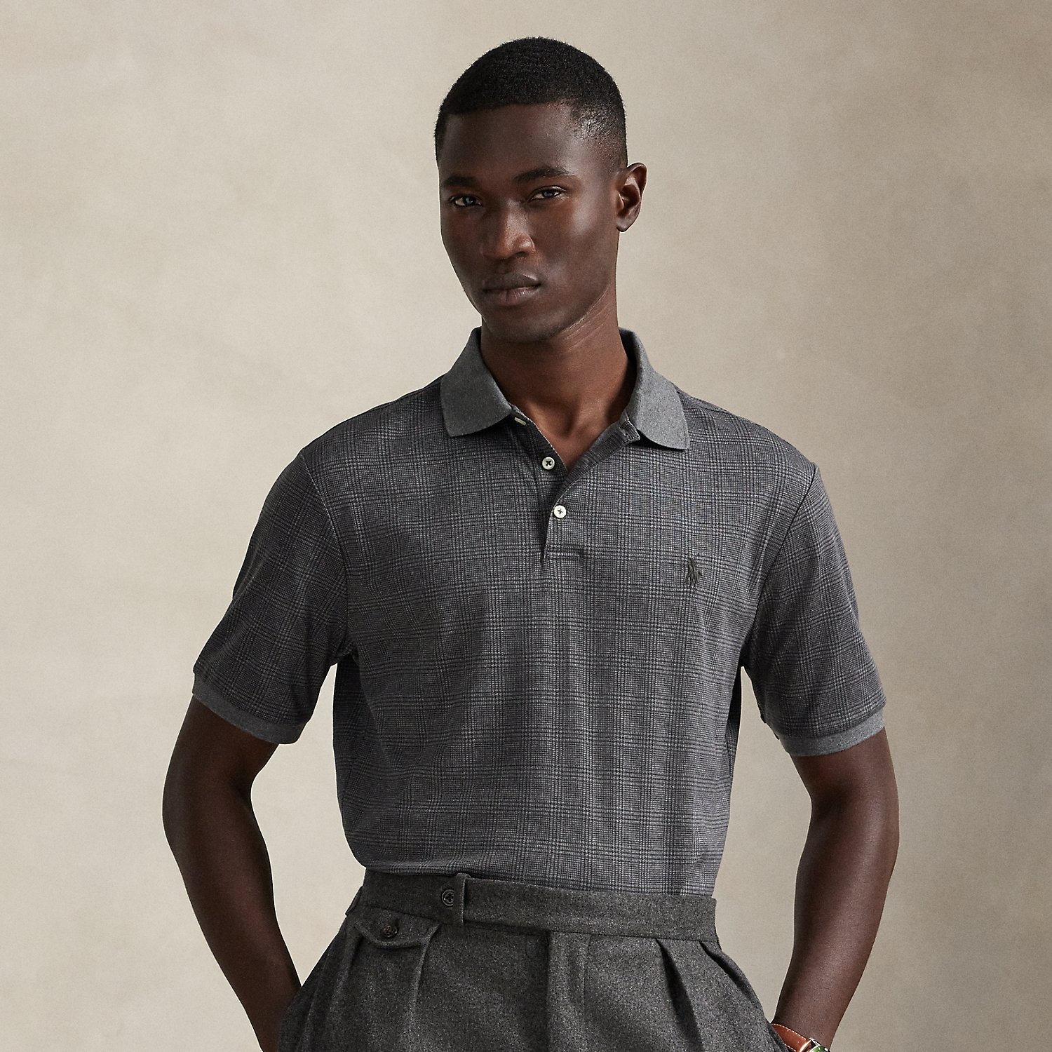 Custom-Slim-Fit Baumwoll-Poloshirt von Polo Ralph Lauren