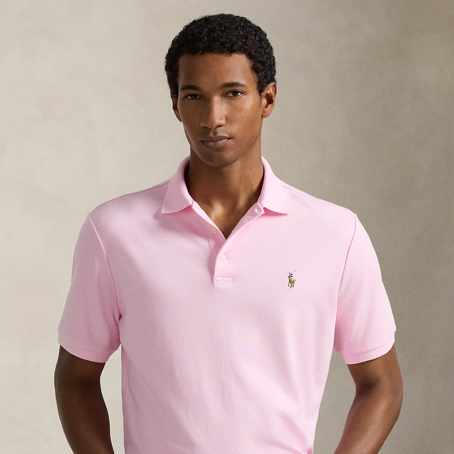 Custom-Slim-Fit Baumwoll-Poloshirt von Polo Ralph Lauren