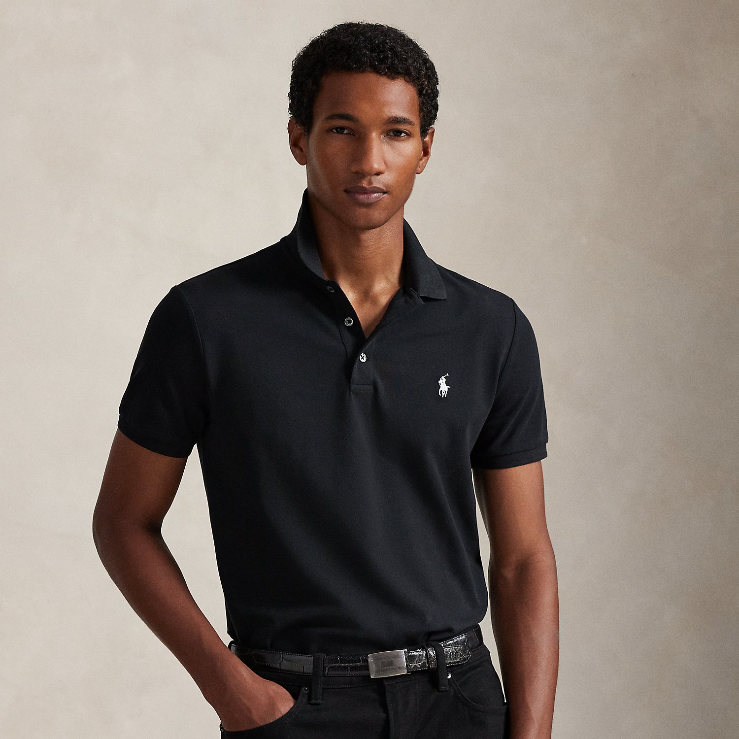Custom-Slim-Fit Piqué-Poloshirt von Polo Ralph Lauren