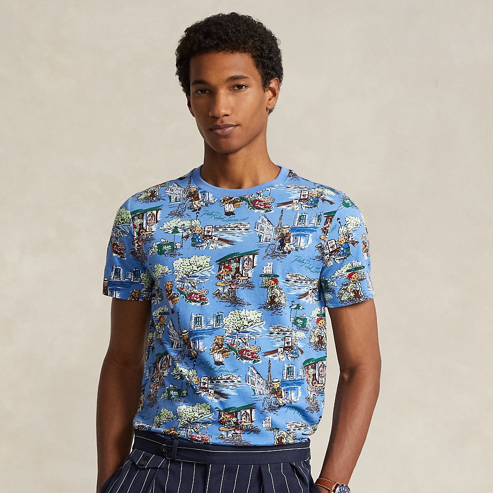 Custom-Slim-Fit T-Shirt mit Polo Bear von Polo Ralph Lauren