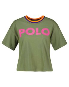 Damen T-Shirt Cropped von Polo Ralph Lauren