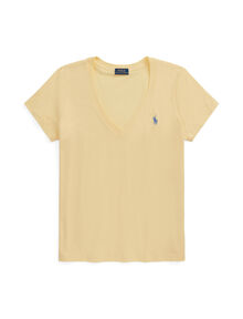 Damen T-Shirt mit V-Ausschnitt Straight Fit von Polo Ralph Lauren