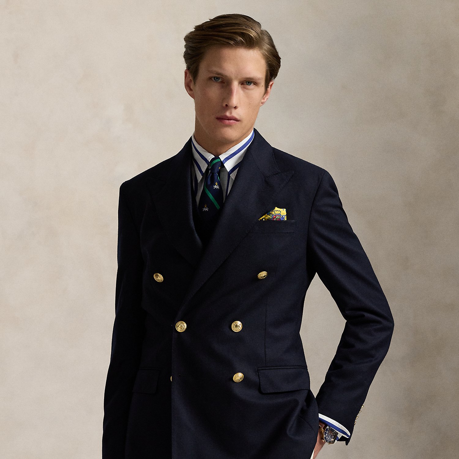 Das legendäre Doeskin-Sakko Das legendäre Doeskin-Sakko von Polo Ralph Lauren