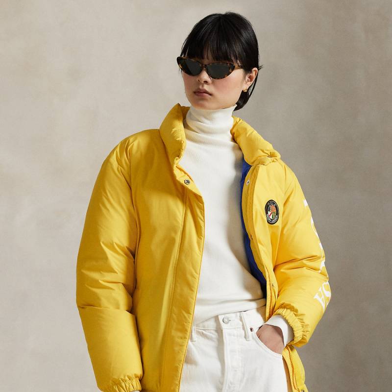 Daunengefüllte Pufferjacke mit Logo Daunengefüllte Pufferjacke mit Logo von Polo Ralph Lauren