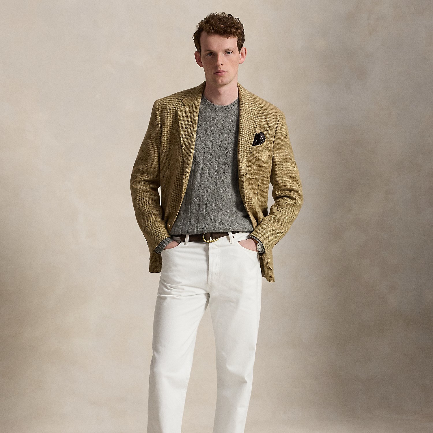 Der Kaschmirpullover mit Zopfmuster von Polo Ralph Lauren