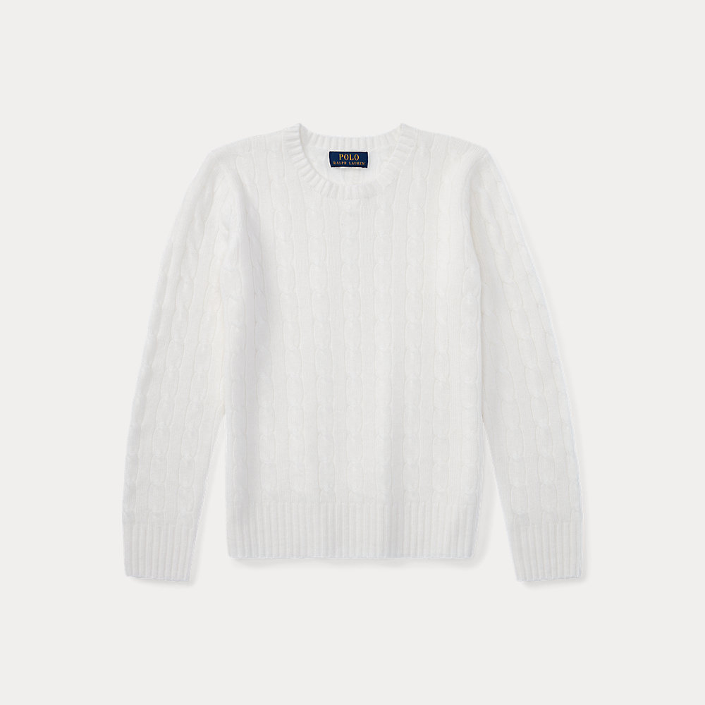 Der Kaschmirpullover mit Zopfmuster von Ralph Lauren