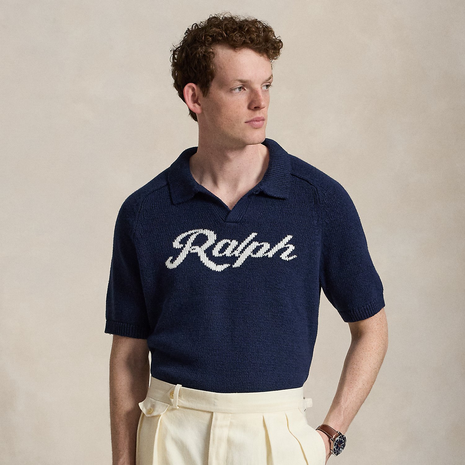 Der Kurzarmpullover  Ralph Lauren mit Logo von Polo Ralph Lauren
