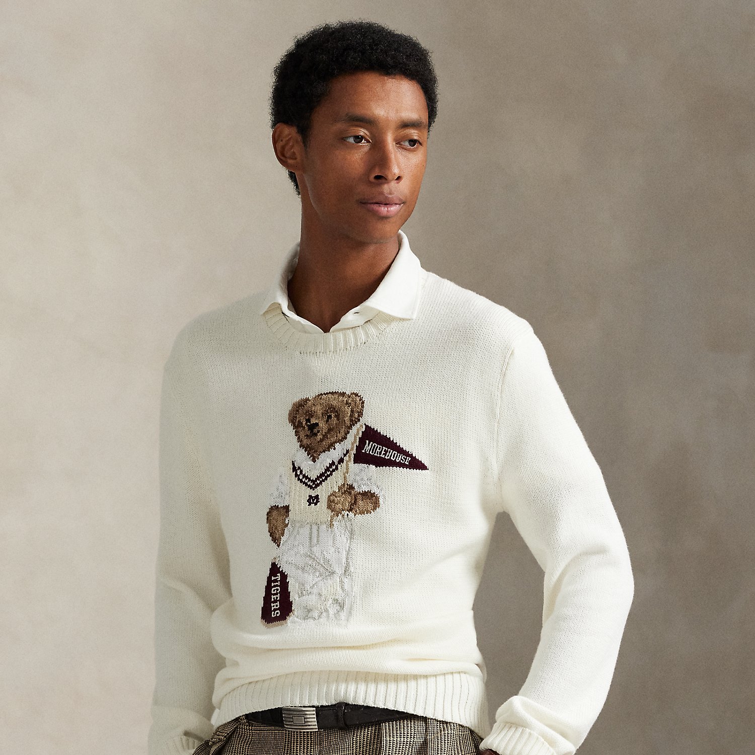 Der Polo-Bear-Pullover Morehouse College von Polo Ralph Lauren